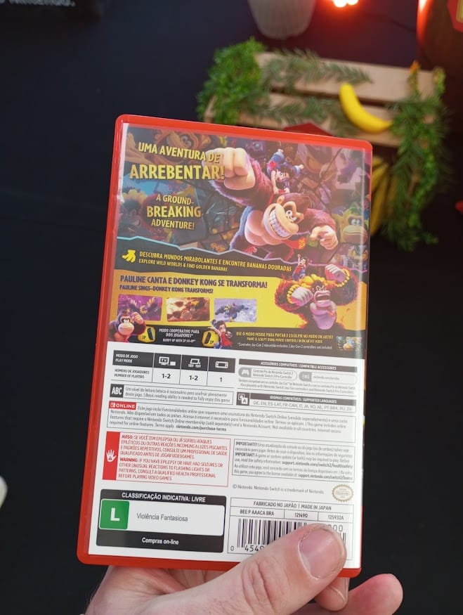 donkey kong bananza, evento de lançamento