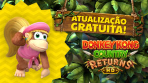 donkey kong country returns hd, dixie kong, português do brasil