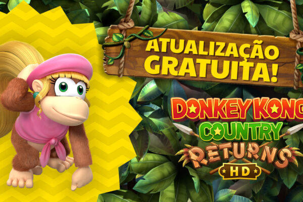 donkey kong country returns hd, dixie kong, português do brasil
